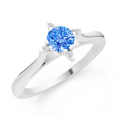 Classic Four-Prong Solitaire Ring