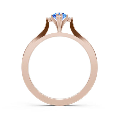 Classic Four-Prong Solitaire Ring