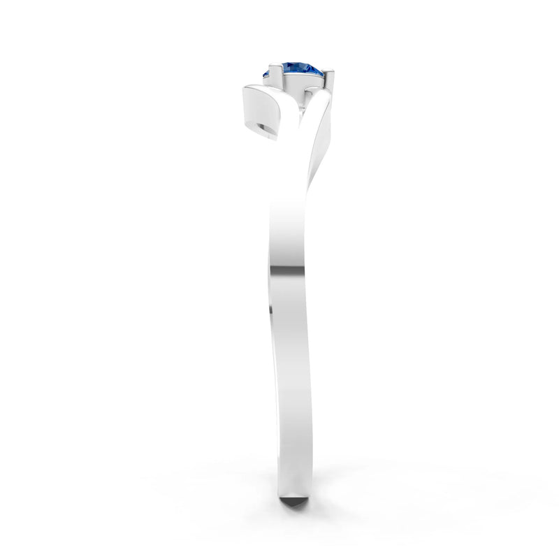 Minimal Curve Solitaire Ring