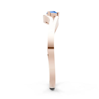 Minimal Curve Solitaire Ring