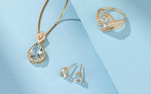 natural aquamarine gemstone jewelry for women