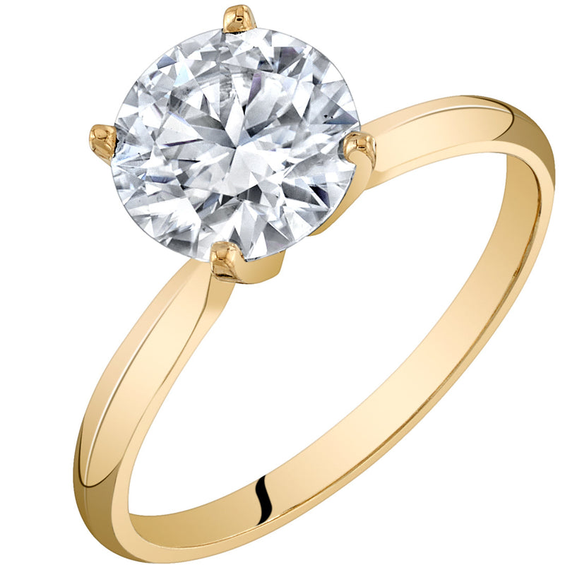 4-Prong Classic Solitaire Ring 14K Gold Setting
