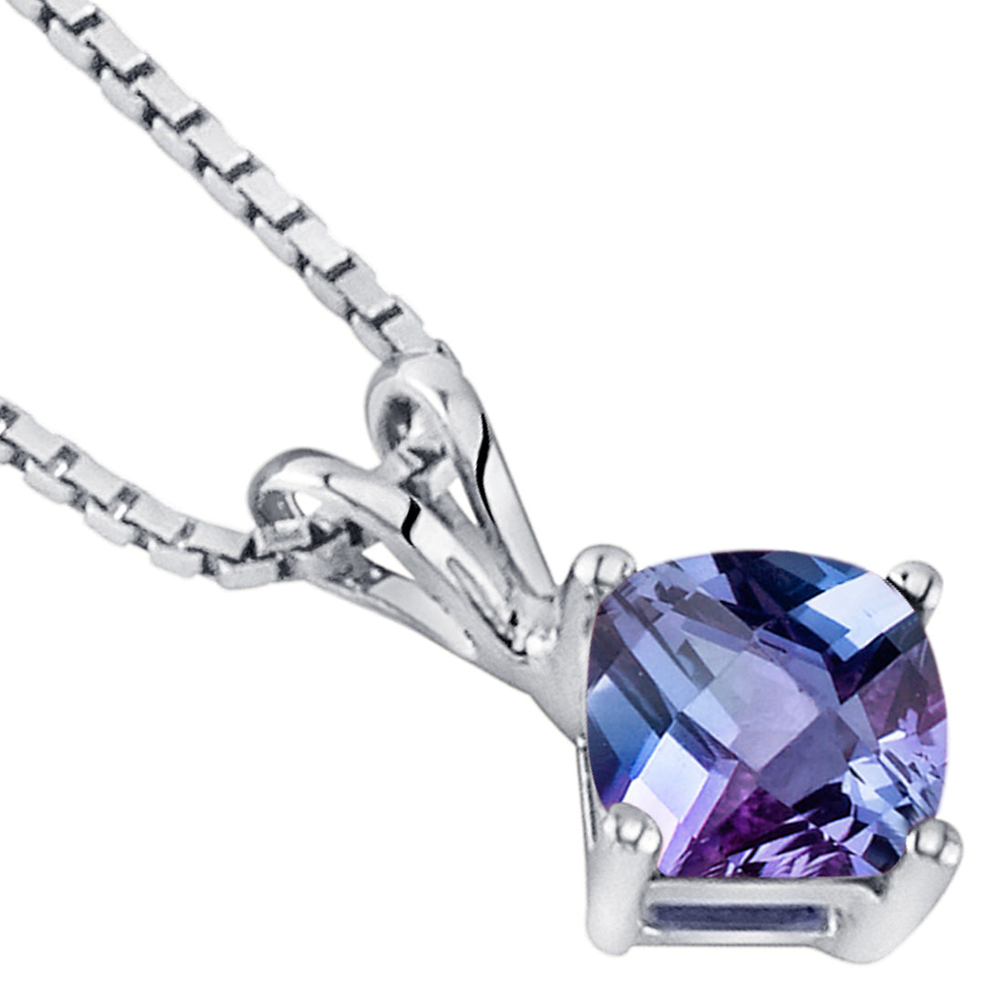 Alexandrite necklace white gold hotsell