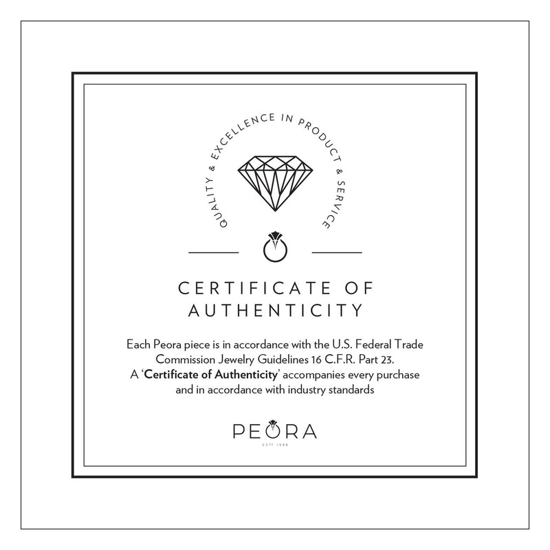 Peora Certificate of Authenticity