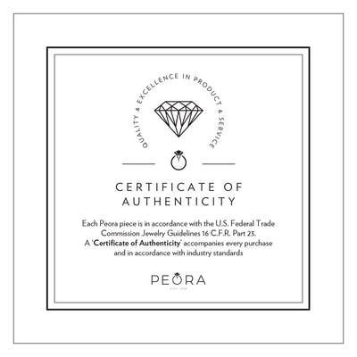 Peora Certificate of Authenticity