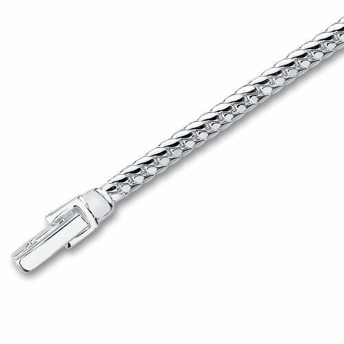 Amethyst Bracelet Sterling Silver Round Shape 3.75 Carats SB2780
