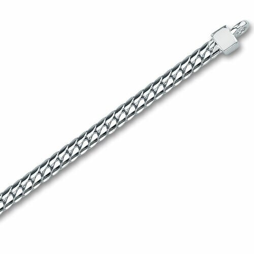 Garnet Infinity Bracelet Sterling Silver Oval Shape 1.75 Carats