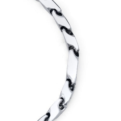 Exclusive Style: Stainless Steel Fancy 3D Arrow Link Bracelet