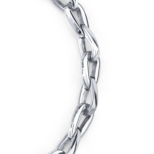 Trendy and Versatile: Unisex Steel Teardrop-shape Bracelet