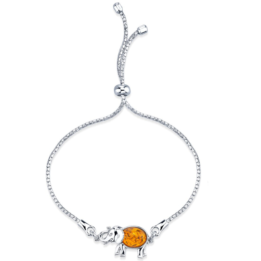 Amazon.com: PEORA Created Sapphire Bracelet Sterling Silver CZ Accent 5  Stone Design: Tennis Bracelets: Clothing, Shoes & Jewelry