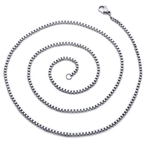 Signature Sterling Silver 1mm Box Chain Necklace, 16 to 20 inches