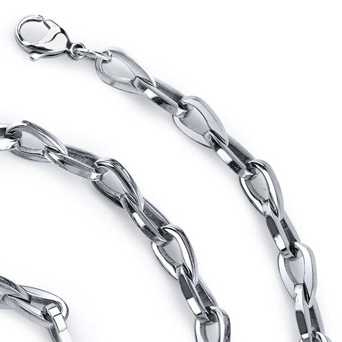 Trendy and Versatile: Sophisticated Steel 20 Inch Chain