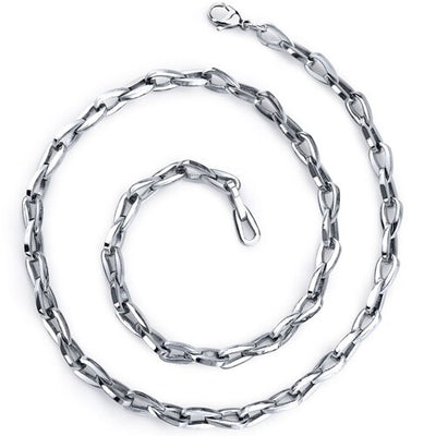 Trendy and Versatile: Sophisticated Steel 20 Inch Chain
