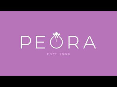 Video of Peora Created Pink Sapphire Stackable Ring in Sterling Silver SR12000. Includes a Peora gift box. Free shipping, 30-day returns, authenticity guaranteed. 