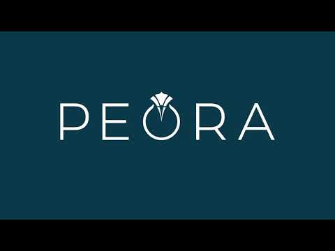 Video of Peora London Blue Topaz with Genuine Diamond Pendant in 14K Yellow Gold P9596. Includes a Peora gift box. Free shipping, 30-day returns, authenticity guaranteed. 