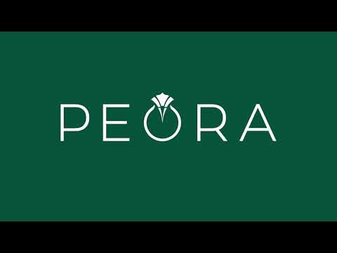 Video of 14 Kt White Gold Round Cut 1.50 ct Emerald Earrings E18466 by Peora Jewelry. Includes a Peora gift box. Free shipping, 30-day returns, authenticity guaranteed. 