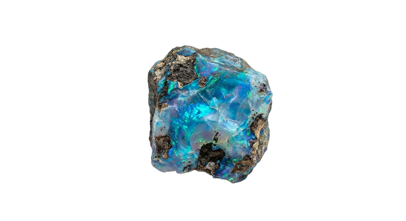 Raw Blue Opal